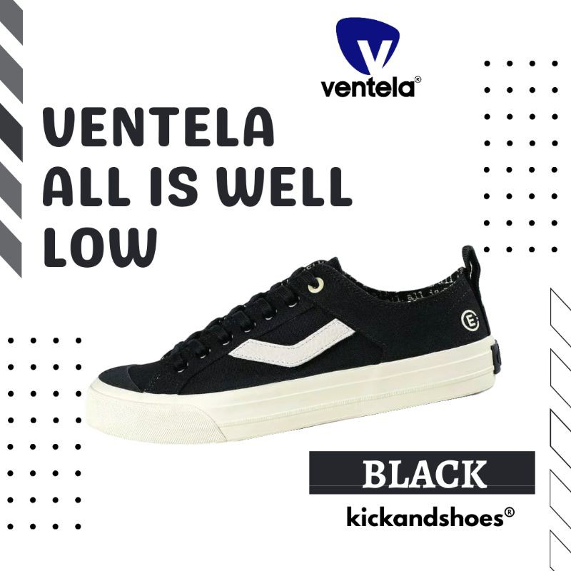 Sepatu Ventela x Evil x Papa Gading Termurah  - Ventela All Is Well Low / Sepatu Sneakers Original B