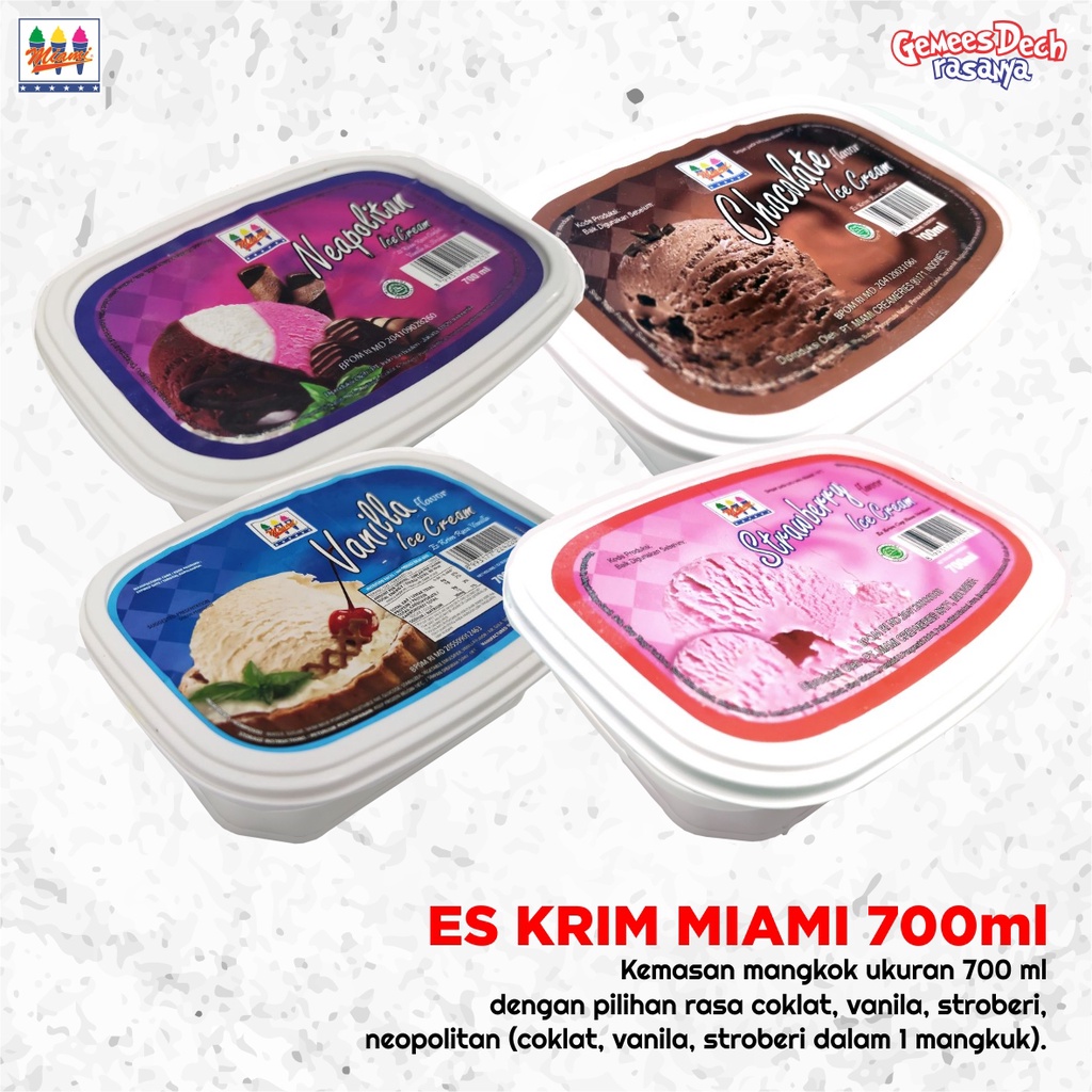 

Es Krim MIAMI 700ml