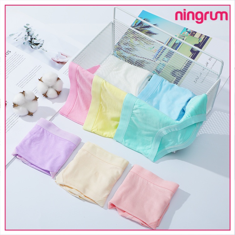 Ningrum Pakaian Dalam Wanita Celana Dalam Bahan Katun Cd Import Katok Model Polos Kancut Lucu - 3016