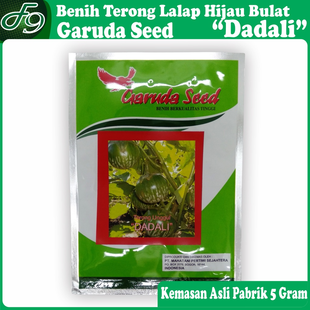 Benih Terong Lalap Hijau Bulat Unggul Dadali Garuda Seed 5 Gram