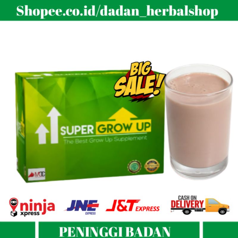 

SUPER GROW UP ORIGINAL PENINGGI BADAN SUSU KALSIUM ZINC SUPLEMEN