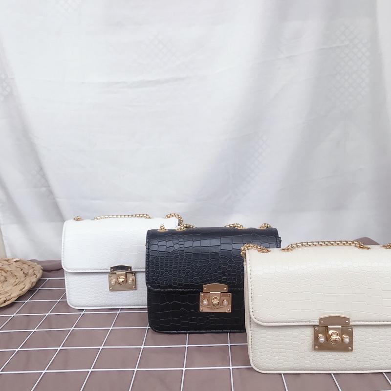 Tas Selempang Malvia Bag/Tas Wanita CK Croco-1