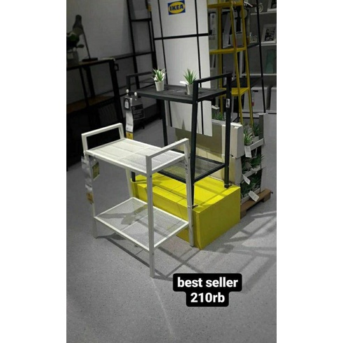 rak susun 2 bahan besi asli IKEA