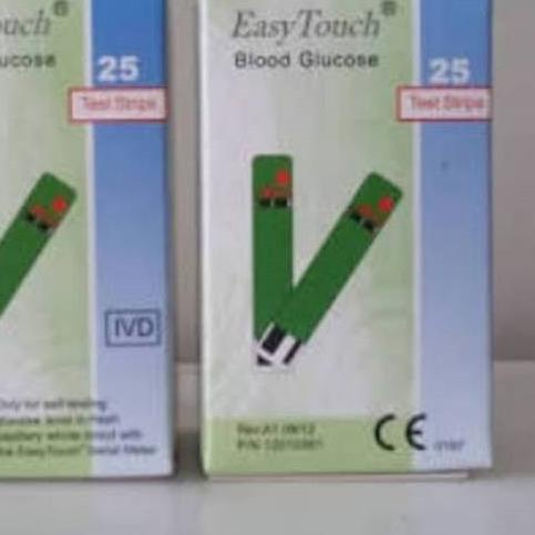☃ Strip Gula Darah Easy Touch / Stik Gula Darah Glukose Easy Touch ➨