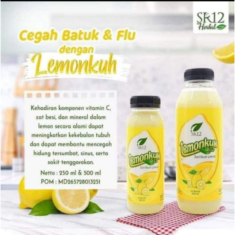 

lemonku sr12 herbal sr12 minuman sari buah lemon