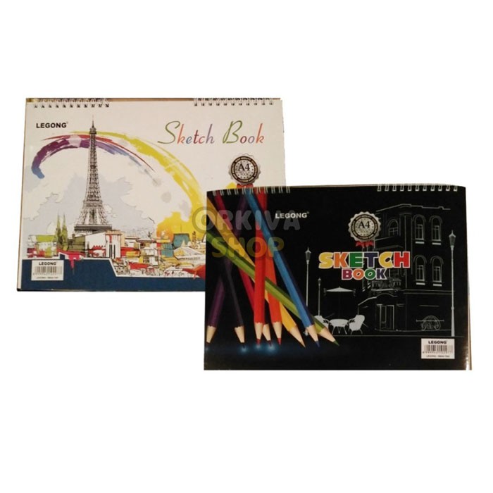 

Buku Sketsa / Sketch Book LEGONG Spiral A4