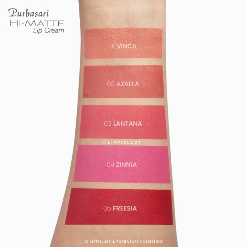 PURBASARI Hi-Matte Lip Cream - 6.5g