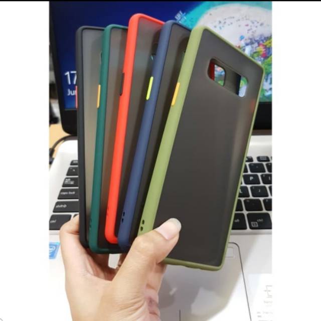 Hybrid MATTE SAMSUNG NOTE 8 Note 9 S10 S10+ PLUS S9 S9+ s8 s8+ PLus case cover Armor Aero FROSTED