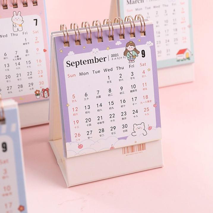 

『MEGA SALE』 Planning Time 2022 Mini Desk Calendar Kalender Kalendar Jilid Duduk Meja BUKAN Tanggalan