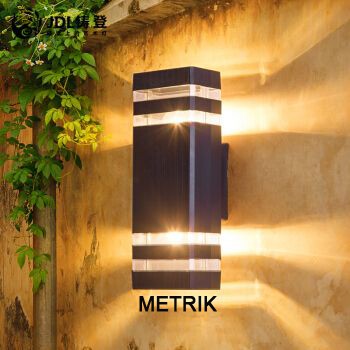 Lampu Dinding Minimalis Outdoor (BONUS Karet Sealant ANTI AIR, 2 Baut & 2 Fisher)/Lampu Hias