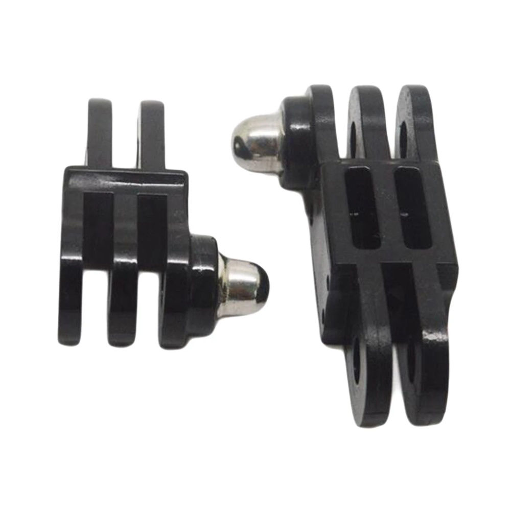 Set Adaptor Mounting Kamera Action Cam Gopro Hero 8 7 6 5 Model Lurus Pendek Bahan Plastik