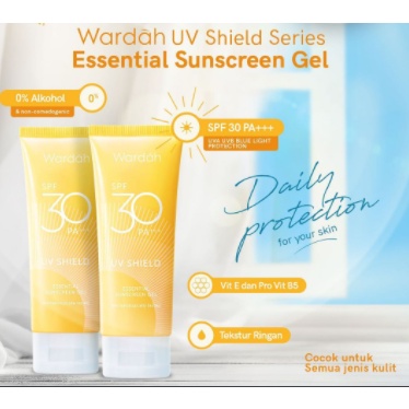 Wardah UV Shield Essential Sunscreen Gel SPF 30