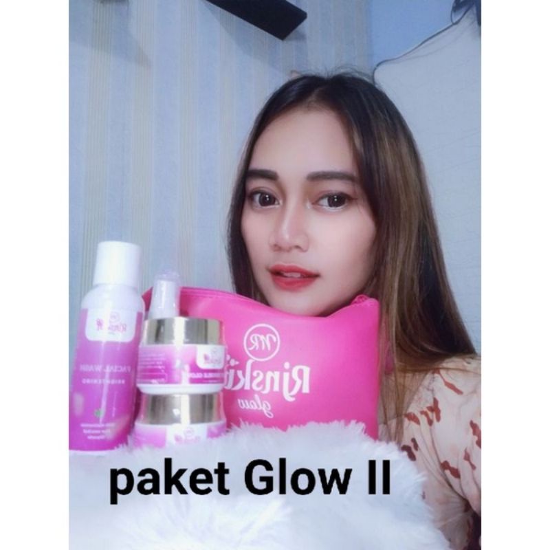 PAKET GLOW II + SERUM RED JELLY RJNSKIN GLOW