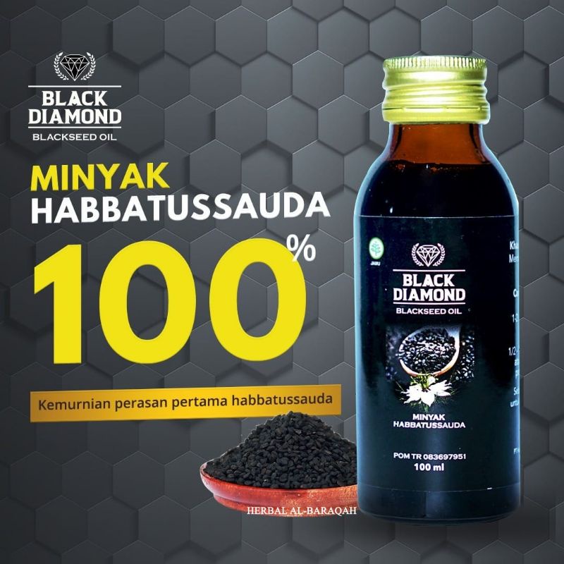 

BLACK DIAMOND BALCKSEED OIL 10ml & 100ml | MINYAK HABBATUSSAUDA |Obat Reumatik dan Asam Urat- Mengobati Diabetes Mellitus- Melancarkan Sirkulasi Darah- Meningkatkan Kualitas ASI- Menurunkan Kolesterol Stroke Ginjal Tumor Hipertensi