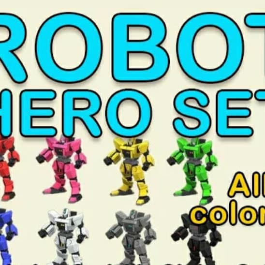 Jual Animal crossing Robot hero complete 8 warna | Shopee Indonesia