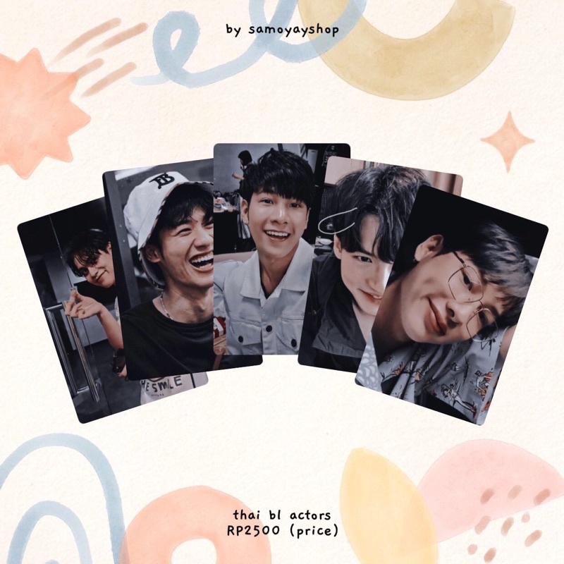 Photocard Thai Actor Gmmtv Thailand Off Gun Singto Krist Bright Win Tay New