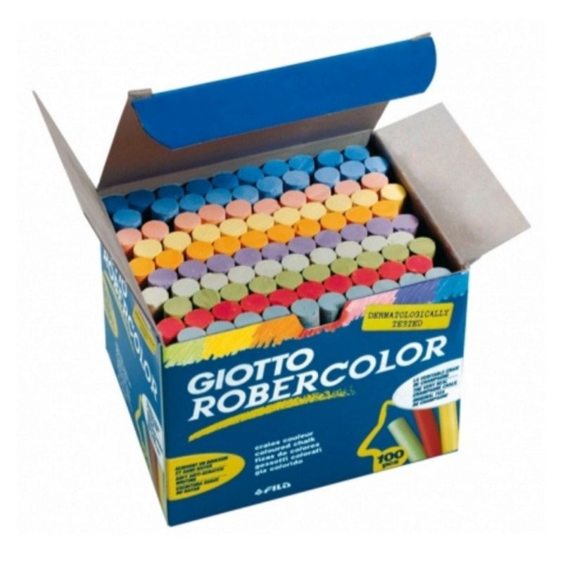 

GIOTTO ROBERCOLOR 100 Pcs - 10 COLORS CHALK