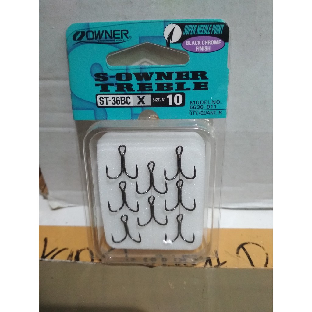 Treble Hooks Pancing Jangkar Owner All Size Omah Pancing Shop