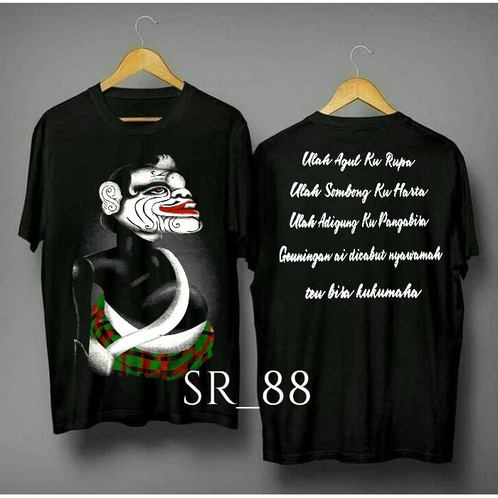 new kaos distro sunda/ kaos sablon semar terbaru/ kaos kujang/ kaos getih/ kaos sunda full katun 30s