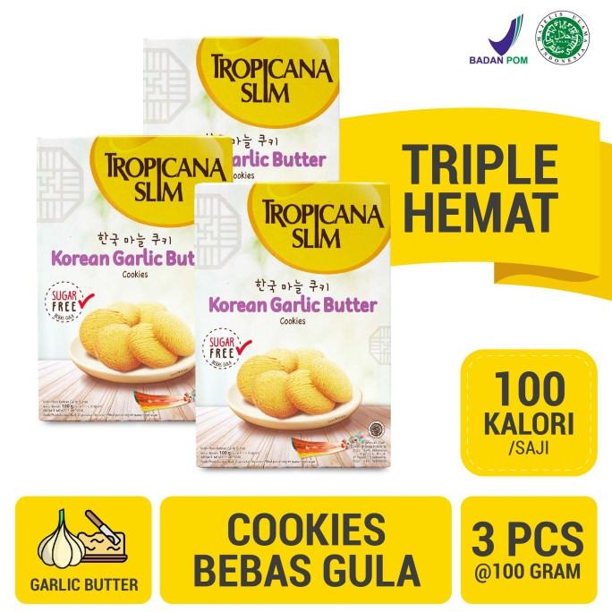 

Cuci Gudang Awal Tahun Triple Pack: Tropicana Slim Korean Garlic Butter Cookies (5 Sch) Cuci Gudang Awal Tahun