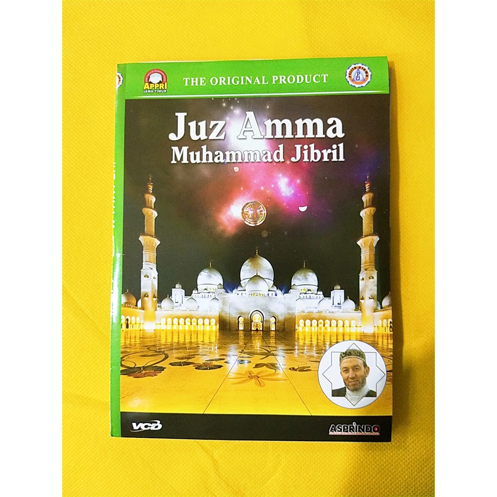 KASET VCD ORIGINAL VIDEO NGAJI JUZ AMMA MUROTTAL AL QURAN
