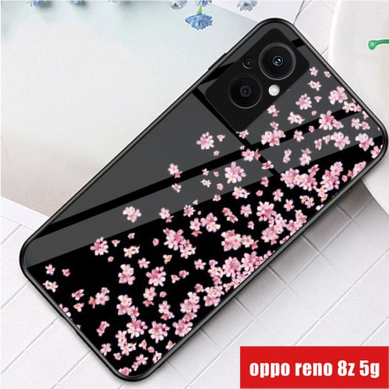 (S140) Softcase Kaca OPPO RENO 8z 5G- casing handphone Terbaru - OPPO RENO 8z 5G - pelindung handphone - OPPO RENO 8z 5G