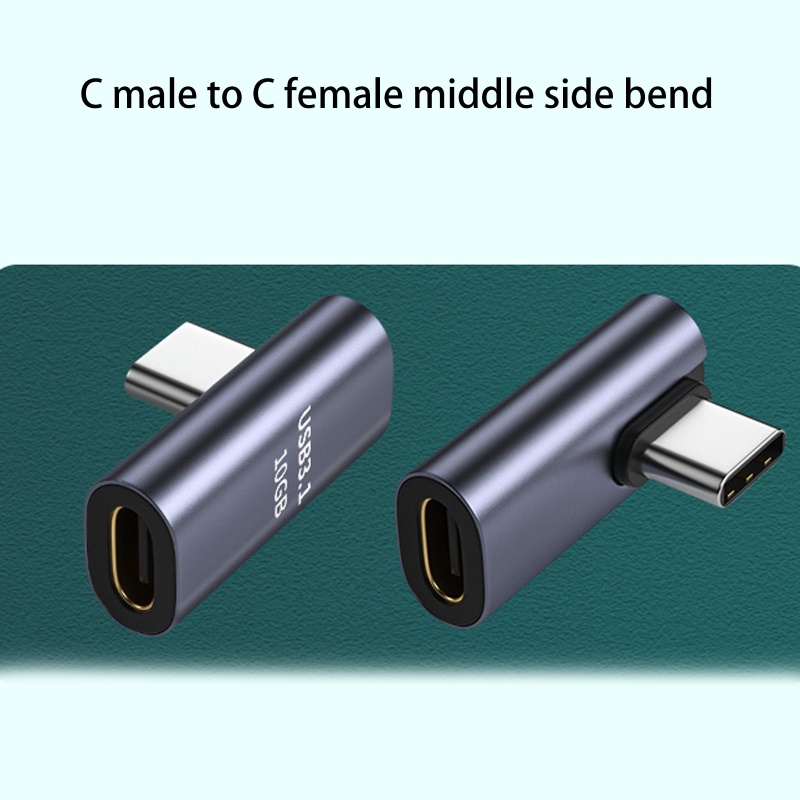 Cre Tipe C 3.1 Male to Female Extender Ekstensi Konverter Data Bahan Aluminium Alloy