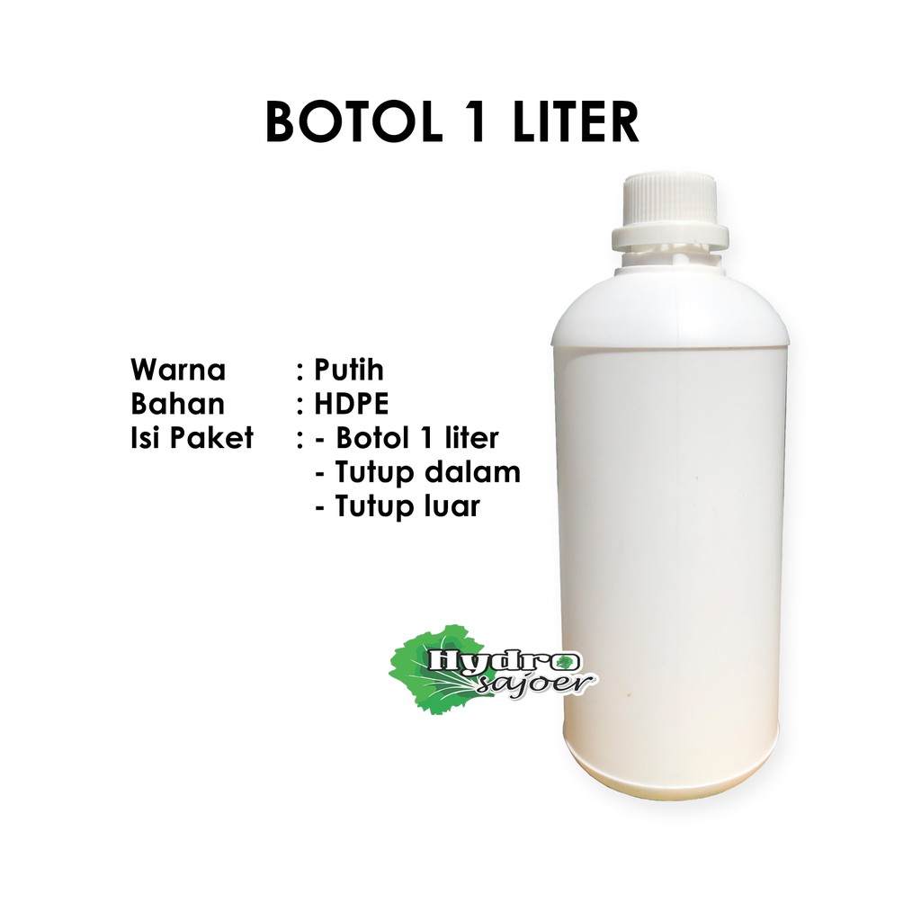 Botol Plastik HDPE 1000 ml atau1 Liter