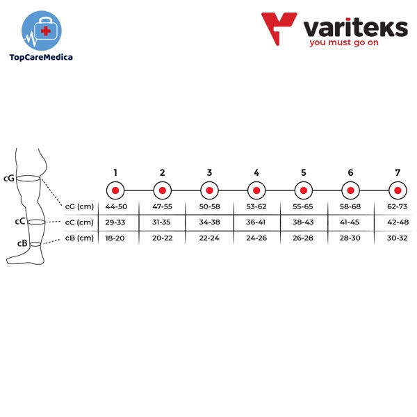 [911] Variteks Thigh High Open Toe Ccl 2 (Stocking Varises)