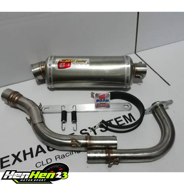 KNALPOT CLD Racing YAMAHA MIO J SOUL GT FINO X-RIDE C1 OVAL DOFF