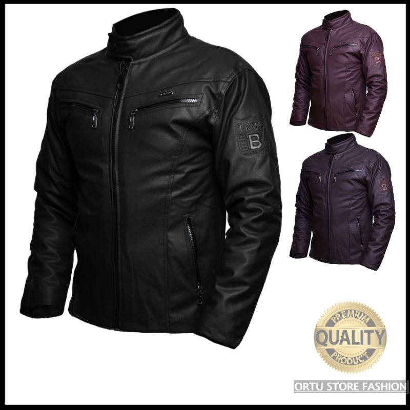 JACKET KULIT PRIA | JAKET BIKERS | JAKET KULIT PRIA DISTRO BANKERS