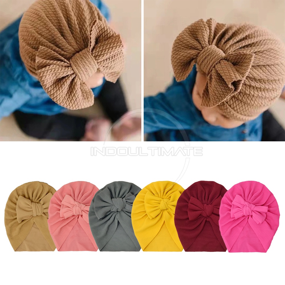 1Pcs Kupluk Turban Kerudung Bayi  Topi Kerudung Turban Anak Bayi Perempuan PREMIUM TRB-22 Topi Anak Perempuan Kupluk Bayi Anak Perempuan Penutup Kepala Bayi Anak Perempuan