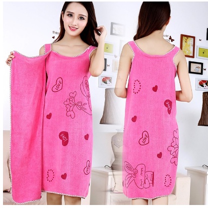 Baju Handuk / Wearable Towel Kimono Renang Mandi Multi Fungsi Karakter