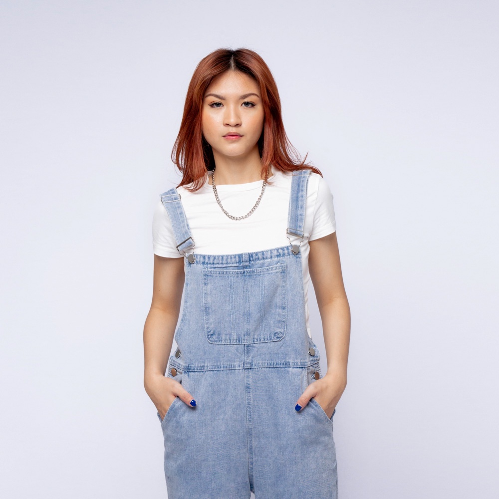 VIERLIN - Jumpsuit jeans 8233