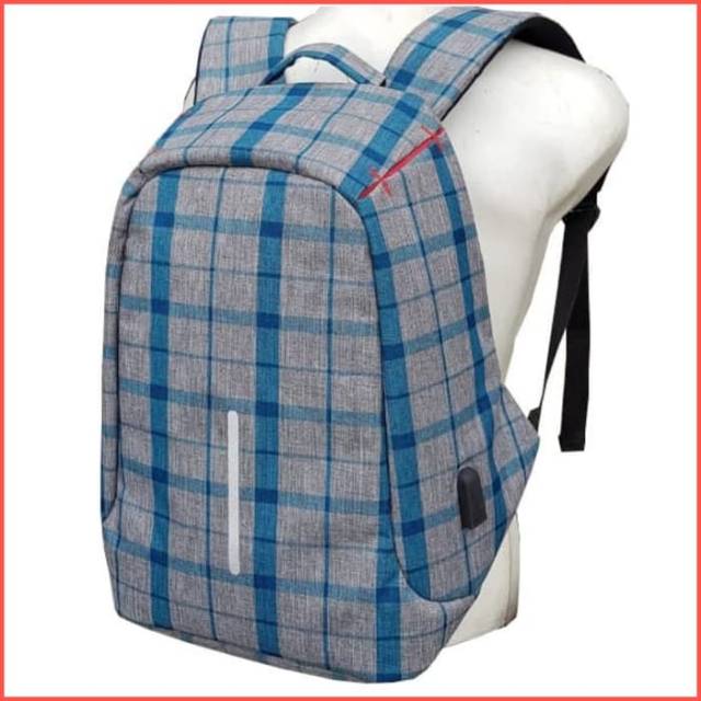 Tas ransel anti maling/Tas Ransel Laptop Anti Maling Smart Backpack