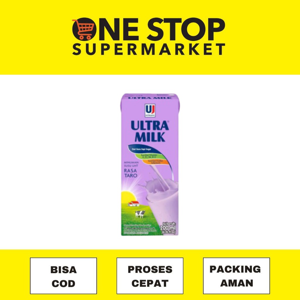 

Susu UHT Ultramilk Rasa Taro 200ml