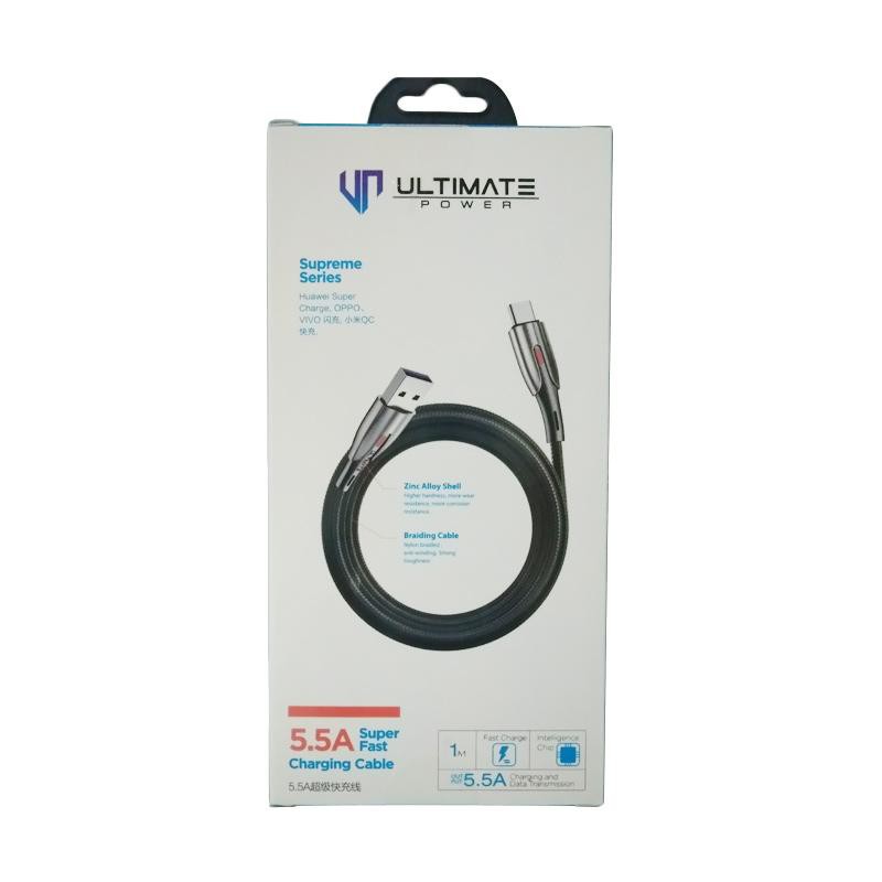 Ultimate Kabel Data Cable Charger Supreme Series VOOC SuperCharge Fast Charging Type C 1M 5.5A