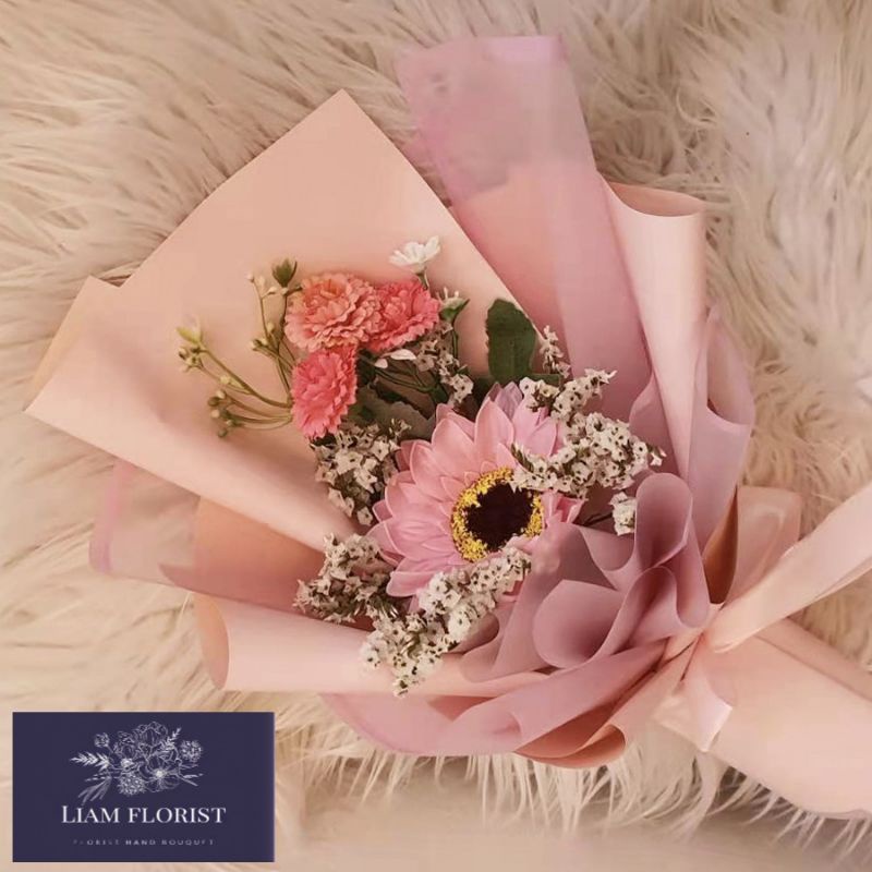 FLOWER BOX/SINGLE ROSE/BUKET MAWAR BOX MIKA/BUKET BUNGA ARTIFICIAL/BUKET WISUDA ANNIVERSARY