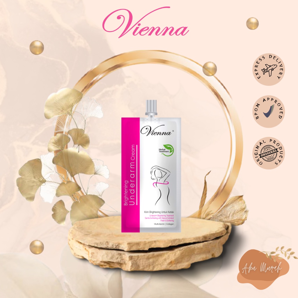 ✨ AKU MURAH ✨Vienna Underarm Cream Sachet / Varian SACHET