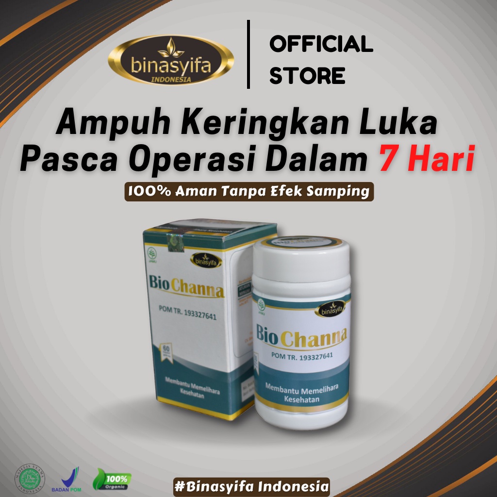 Biochana Kapsul Kutuk Ikan Gabus Pro Albumin Obat Pasca Luka Operasi Caesar Ampuh Binasyifa Original BPOM Herbal