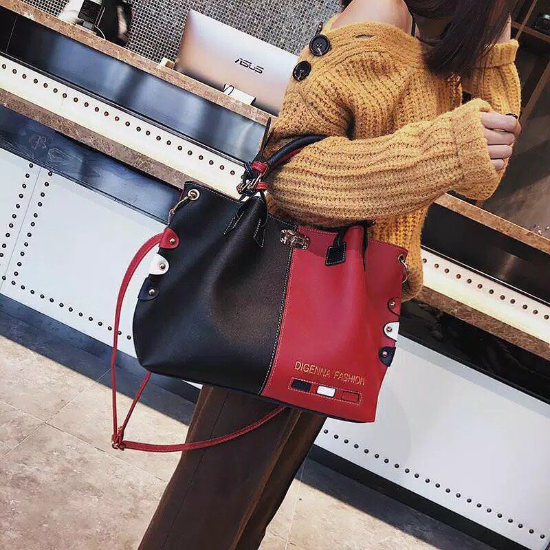 SG7081 syafniegalery hand bag impor multi color tas kerja wanta 3002