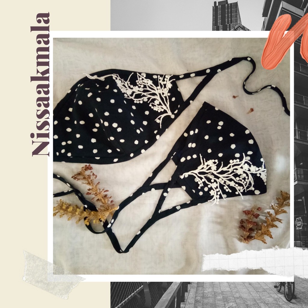 Masker souvenir pernikahan