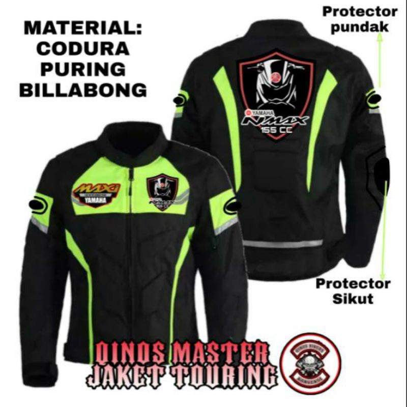 Jaket touring jaket yamaha nmax baju wanita baju pria