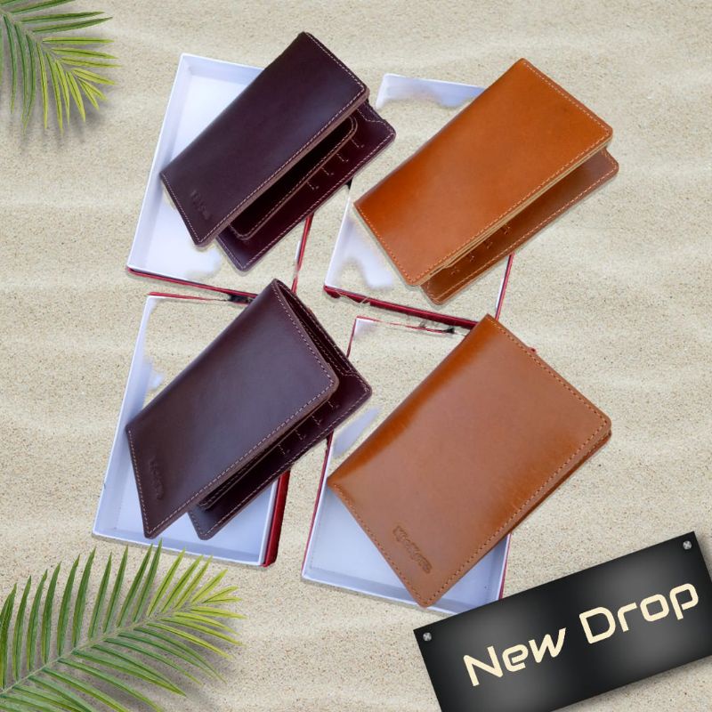dompet kulit asli sapi 3/4 asli kulit Magetan