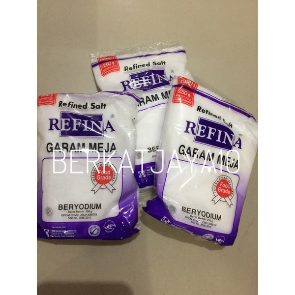 Garam Meja Refina Garam Dapur Halus kemasan 250gr