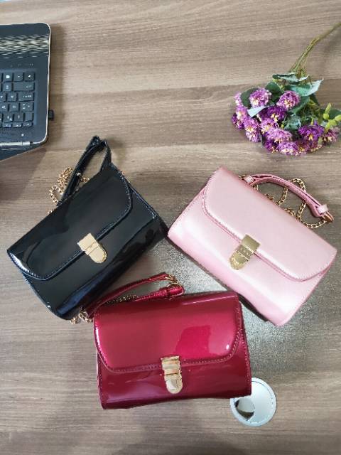 Wanita impor wajah cerah tas Messenger harga grosir tas murah