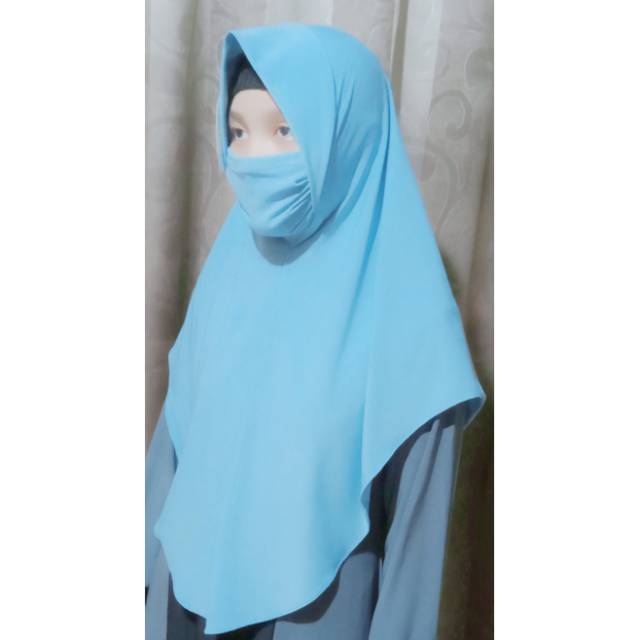 Hijab cadar instan/Hijab niqob /Hijab niqob model pinguin