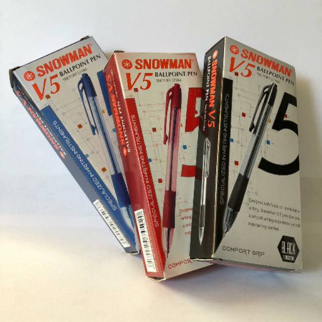 

ballpoint Snowman V5 pulpen bolpen
