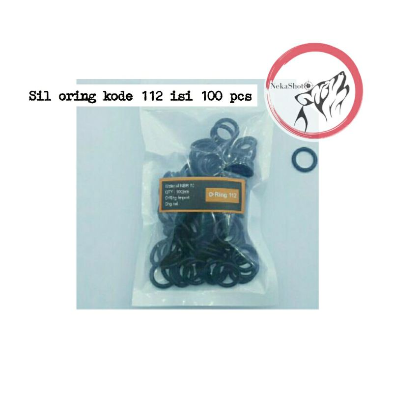 Sil oring kode 112 isi 100 pcs -sil oring - seal tabung od22 - sil