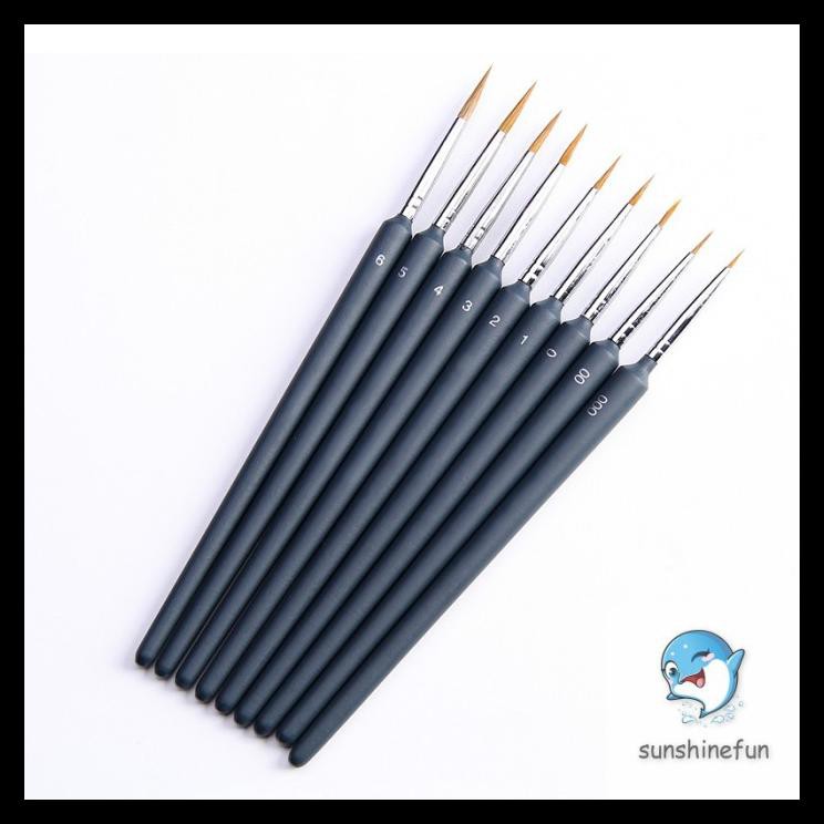 

Diskon 9Pcs Set Kuas Lukis Bulu Nilon Untuk Melukis Gouache Watercolor L26256
